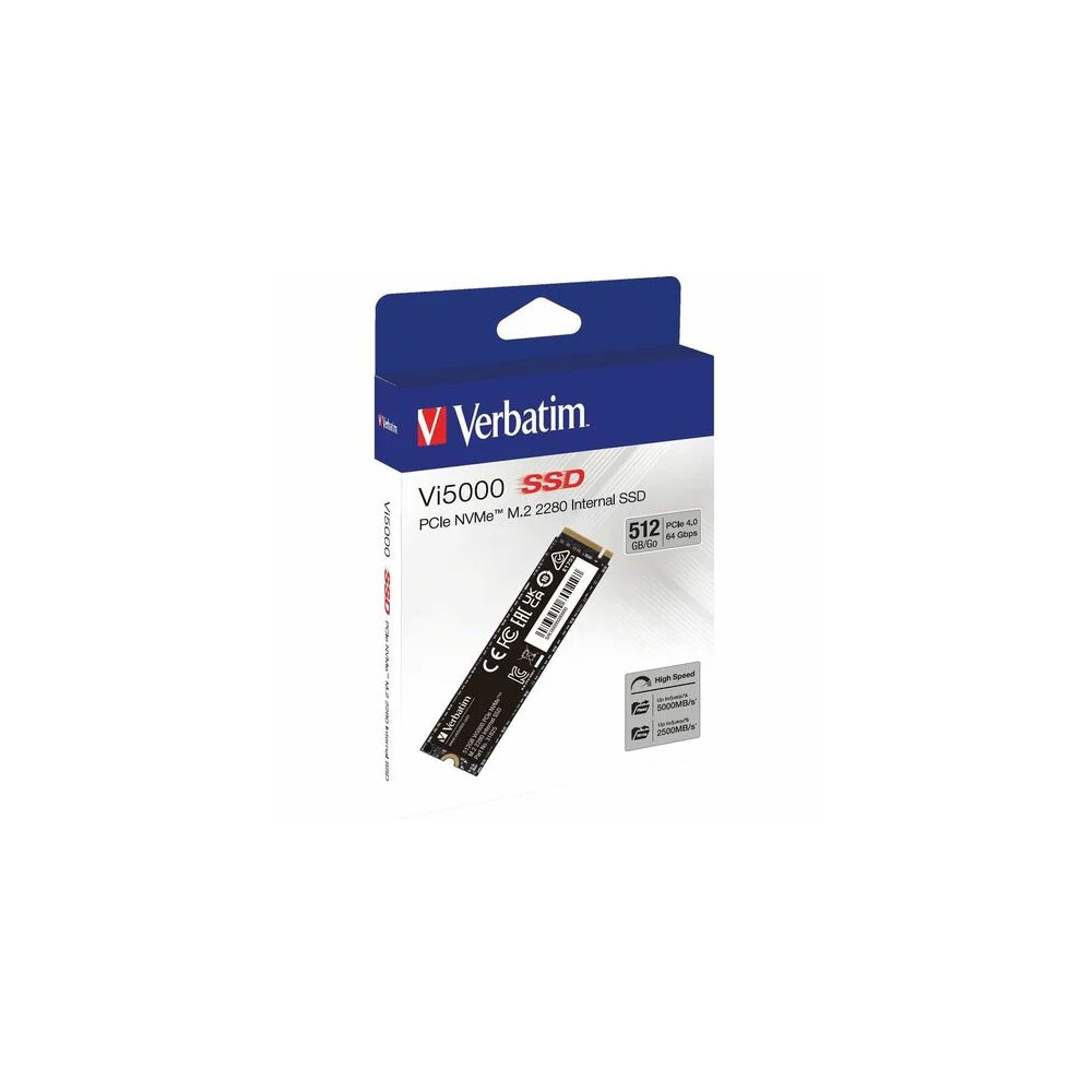 Verbatim 31825 512GB VI5000 PCIE NVME M.2 2280 SSD - Image 6