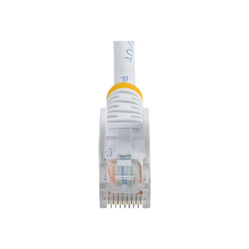 StarTech 45PAT3MWH CAT5E PATCH CABLE WITH SNAGLESS RJ45 CONNECTORS - 3M, WHITE - Image 2