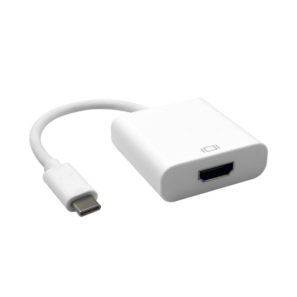 Astrotek AT-CMHDMI-MF Thunderbolt USB 3.1 Type C (USB-C) to HDMI Video Adapter Converter Male to Female for Apple Macbook Chromebook Pixel White - Image 1