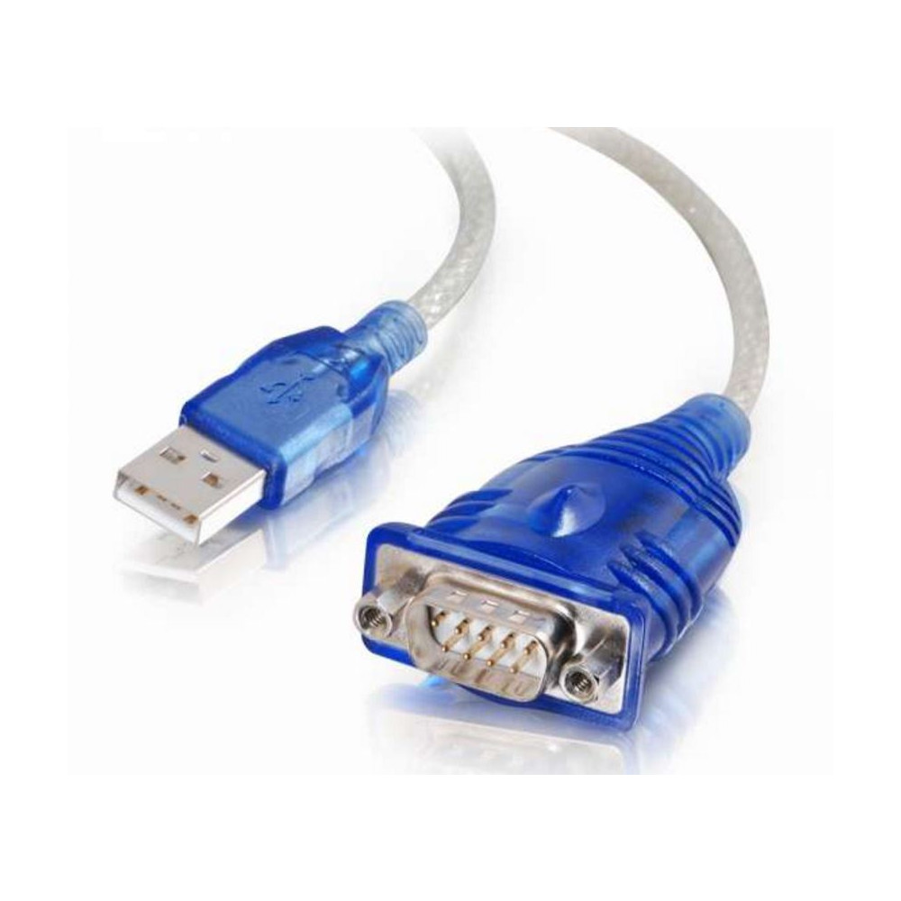 Astrotek AT-USB-SERIAL USB to Serial RS232 DB9 Com Port 9Pin Converter Adapter 45cm Cable for POS System Bar Code Scanners Label Printer PDA ISDN Terminal Adapters - Image 1