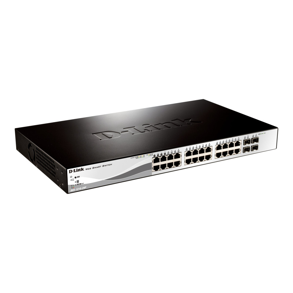 D-Link DGS-1210-28 28-PORT GIGABIT WEBSMART SWITCH WITH 28 RJ45 AND 4 COMBO SFP PORTS - Image 2