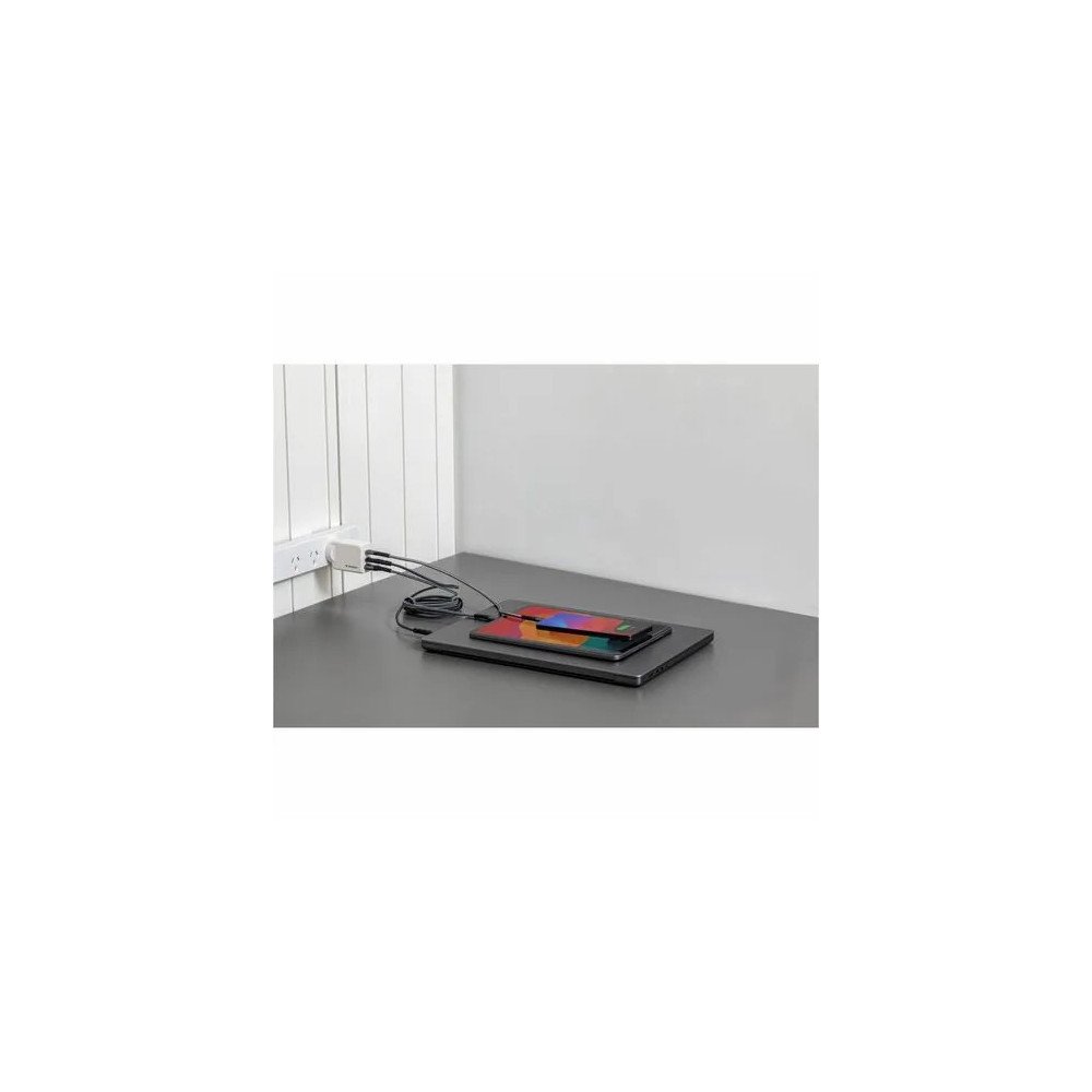 Verbatim 67016 GAN CHARGER 3 PORT 65W USB A/C - Image 3