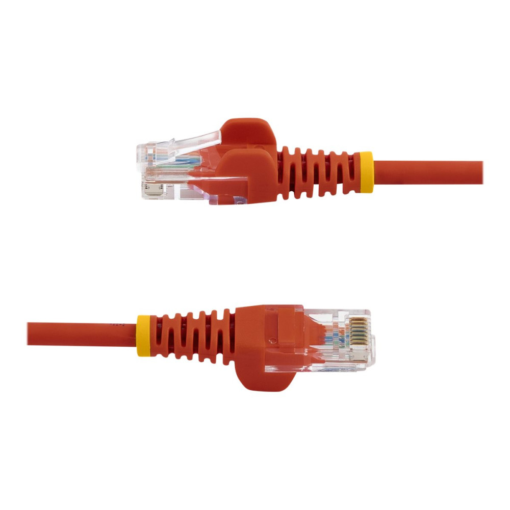 StarTech 45PAT5MRD CAT5E ETHERNET PATCH CABLE WITH SNAGLESS RJ45 CONNECTORS - 5 M, RED - Image 4