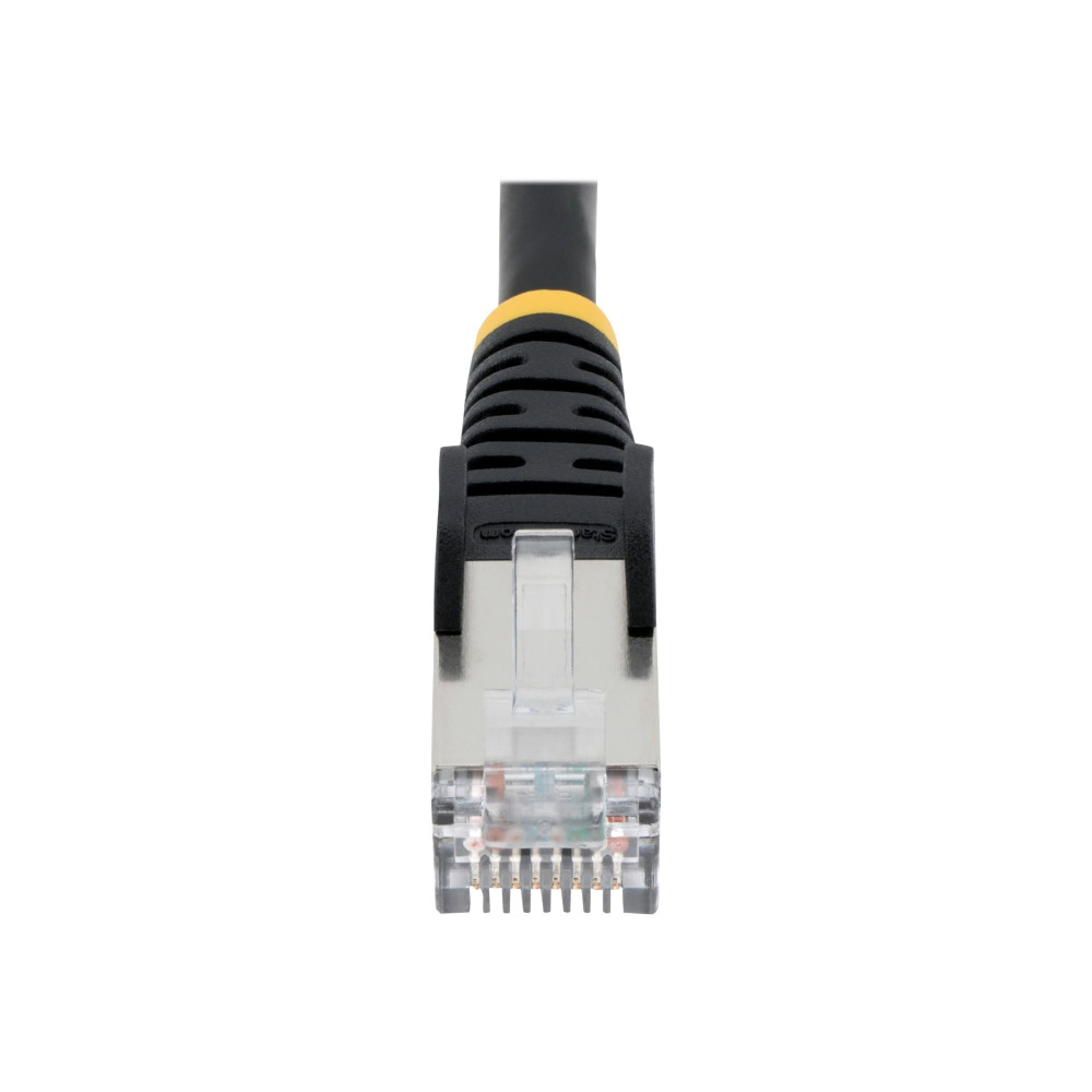 StarTech NLBK-1M-CAT6A-PATCH 1M BLACK CAT6A S FTP SNAGLESS PATCH CABLE LSZH - Image 1