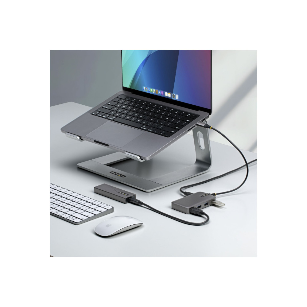 StarTech 5G4AB-USB-C-HUB 4-PORT USB-C HUB - 5GBPS - BUS POWERED - USB C TO 4X USB-A HUB W/ OPTIONAL AU - Image 2