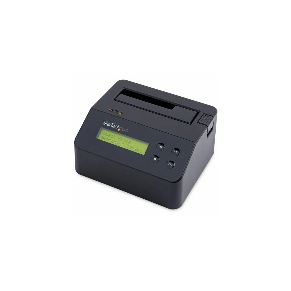 StarTech SDOCK1EU3P SINGLE BAY HARD DRIVE ERASER, STANDALONE HDD/SSD SANITIZER, USB 3.0 TO SATA II (3 - Image 1