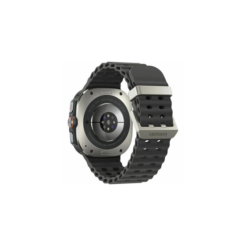 Samsung SM-L705FZS1XSA Galaxy Watch Ultra SM-L705F Smart Watch - 47.40 mm Case Height - 47.10 mm Case Width - Titanium Silver Body Color - Titanium, Silver Band Color - Wireless LAN - 4G - LTE - Accelerometer, Barometer, Bioelectrical Impedance Analysis (