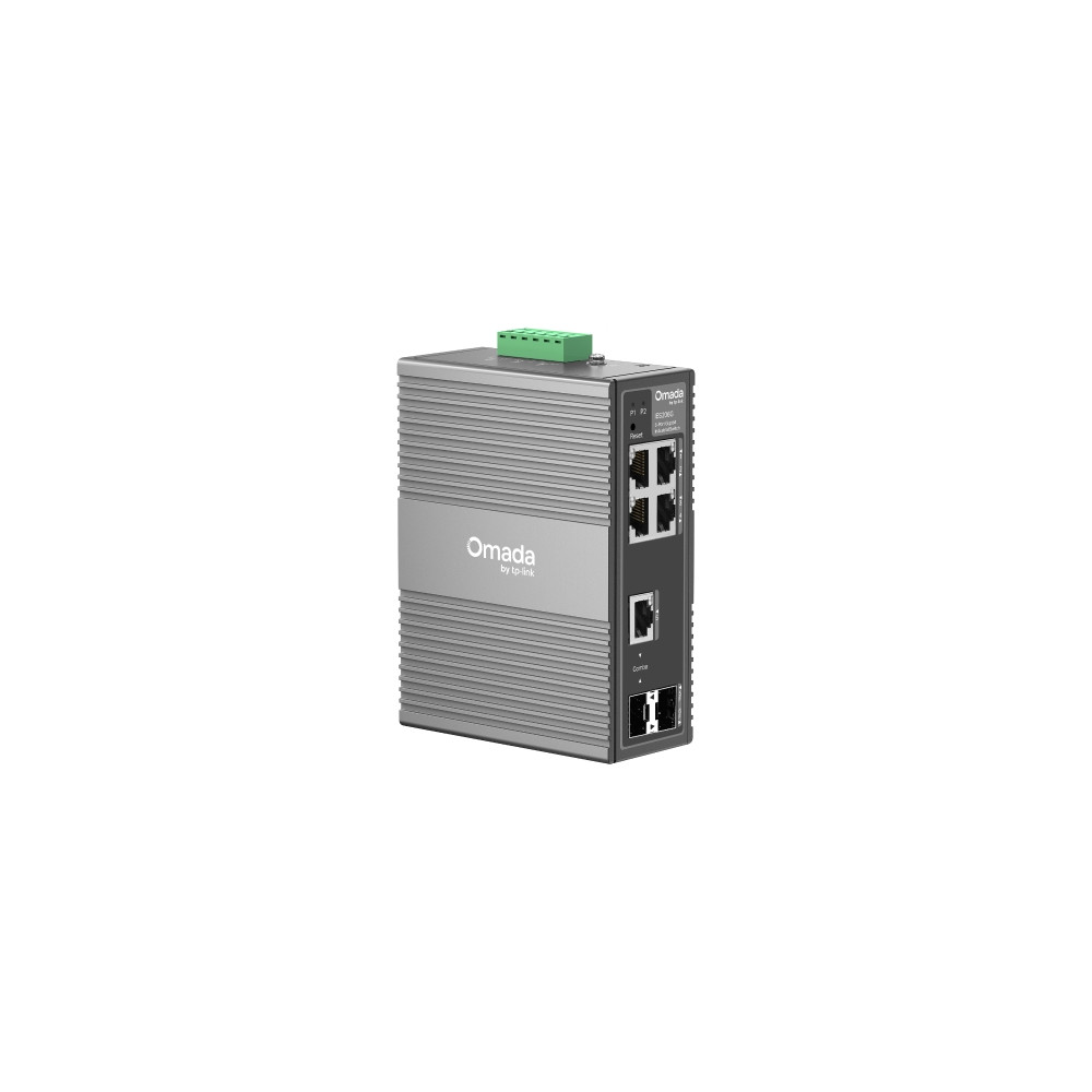 TP-LINK IES206G OMADA 6-PRT INDUS MANAGED GIGABIT SWITCH, GbE (4), SFP COMBO(1), SFP(1), 5YR - Image 1