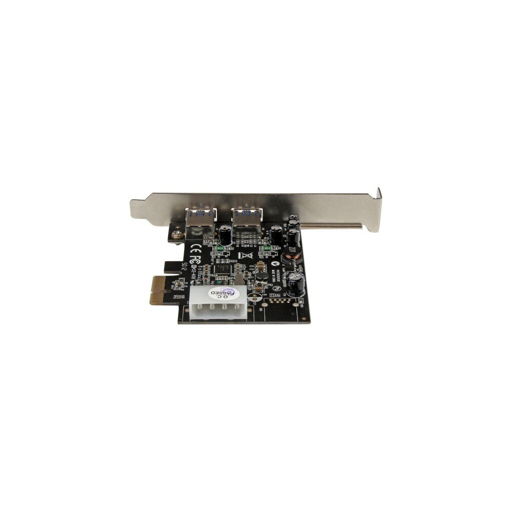 StarTech PEXUSB3S25 USB Adapter - PCI Express x1 - Plug-in Card - Black - TAA Compliant - 2 Total USB Port(s) - 2 USB 3.0 Port(s) - PC, Linux - Image 4