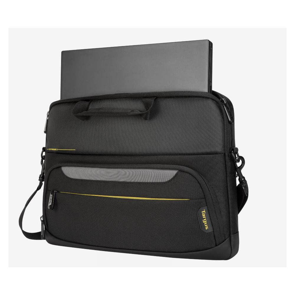 Targus TSS867GL 15.6'-16' CityGear III SlimLit Laptop Case/Laptop/Notebook Bag - Black - Image 1