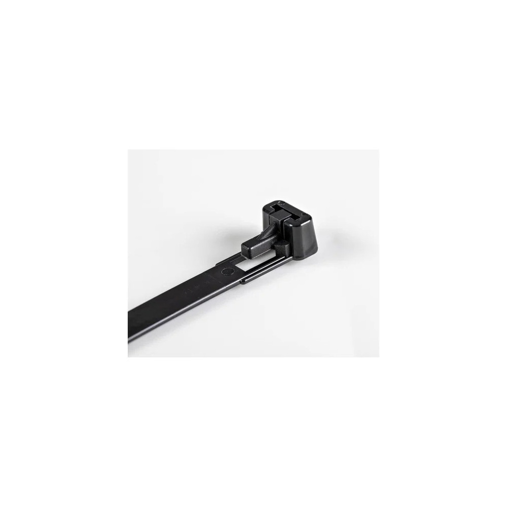 StarTech CBMZTRB8BK 8"(20CM) REUSABLE CABLE TIES - 1/4"(7MM) WIDE, 1-7/8"(50MM) BUNDLE DIA. 50LB( - Image 4
