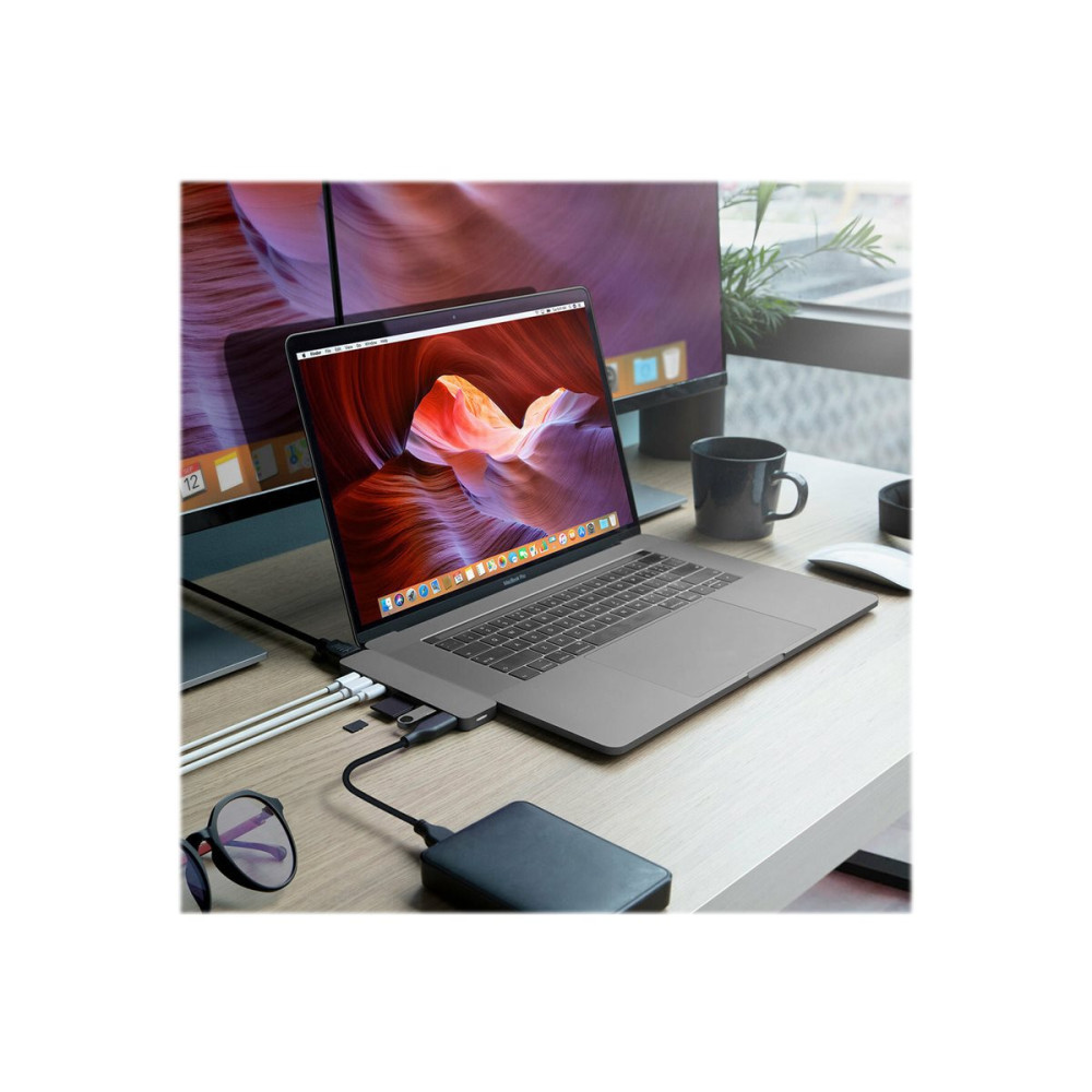 Targus GN28D-GRAY HYPERDRIVE PRO 8-IN-2 USB-C HUB - GRAY - Image 7