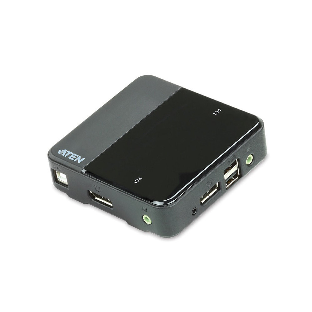 Aten CS782DP-AT 2 PORT USB 2.0 DISPLAYPORT 4K KVM SWITCH - Image 1