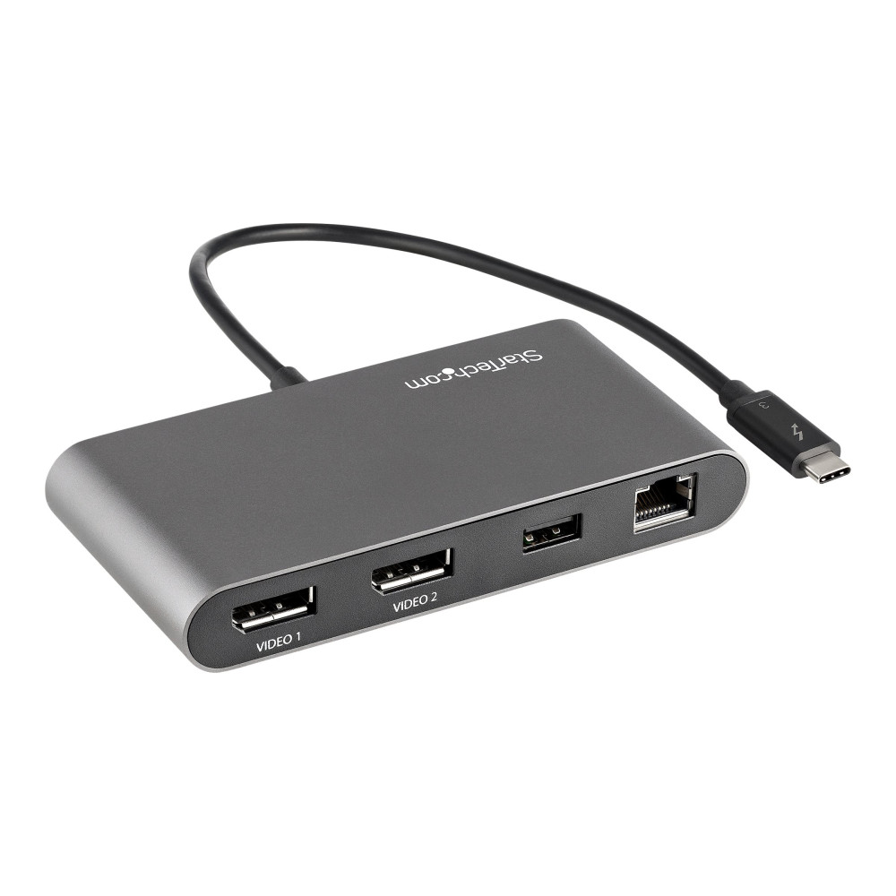 StarTech TB3DKM2DPL DUAL MONITOR TB3 MINI DOCK, 4K 60HZ, 3YR - Image 4