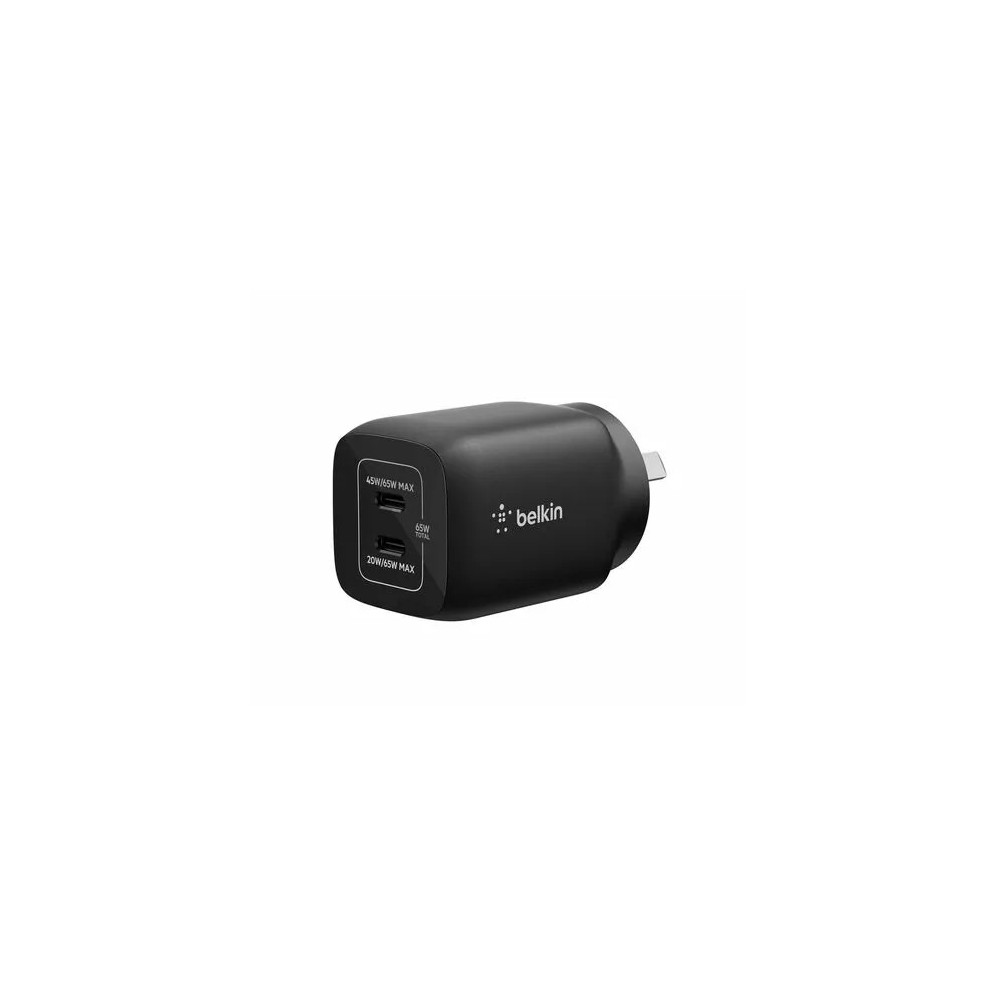 Belkin ENA007AUBK Gaming Dual USB-C Wall Charger 65W for N - Image 2