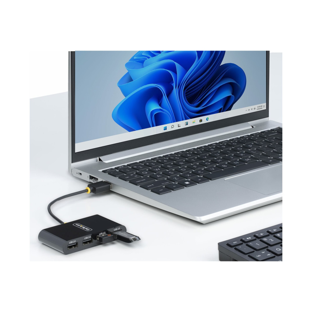 StarTech ST4200MINI2-USB-HUB 4-PORT USB 2.0 HUB, USB BUS POWERED, SMALL TRAVEL MINI USB HUB, USB 2.0 SPLITTER, - Image 2