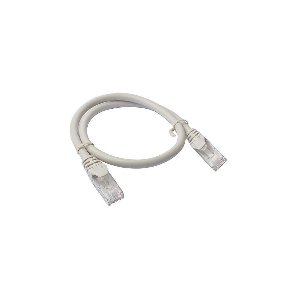 8ware PL6A-0.25GRY CAT6A Cable 0.25m (25cm) - Grey Color RJ45 Ethernet Network LAN UTP Patch Cord Snagless - Image 1