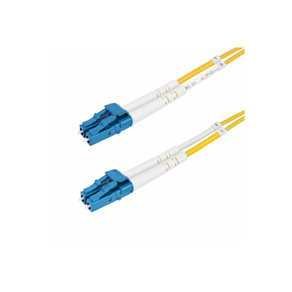 StarTech SMDOS2LCLC2M 2M (6.6FT) LC TO LC (UPC) OS2 SINGLE MODE DUPLEX FIBER OPTIC CABLE, 9/125M, 100G - Image 2