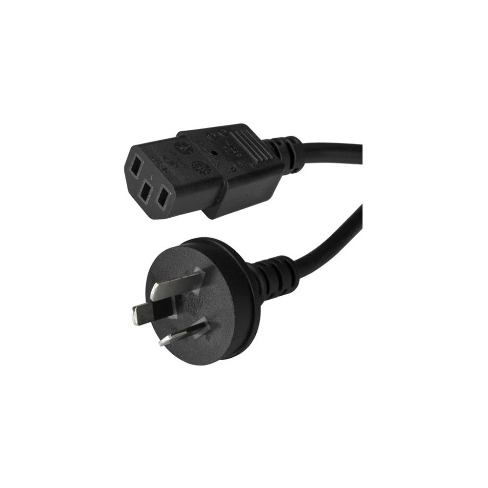 StarTech PXTA1012M 2M 6 FT POWER SUPPLY CORD - AS/NZS 3112 TO C13 LTW - Image 1