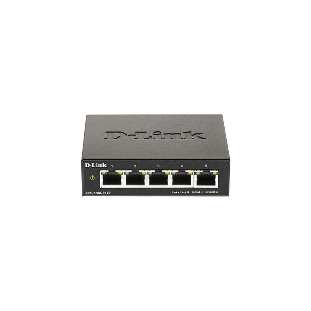 D-Link DGS-1100-05V2 5-Port Smart Managed Desktop Switch - Image 1