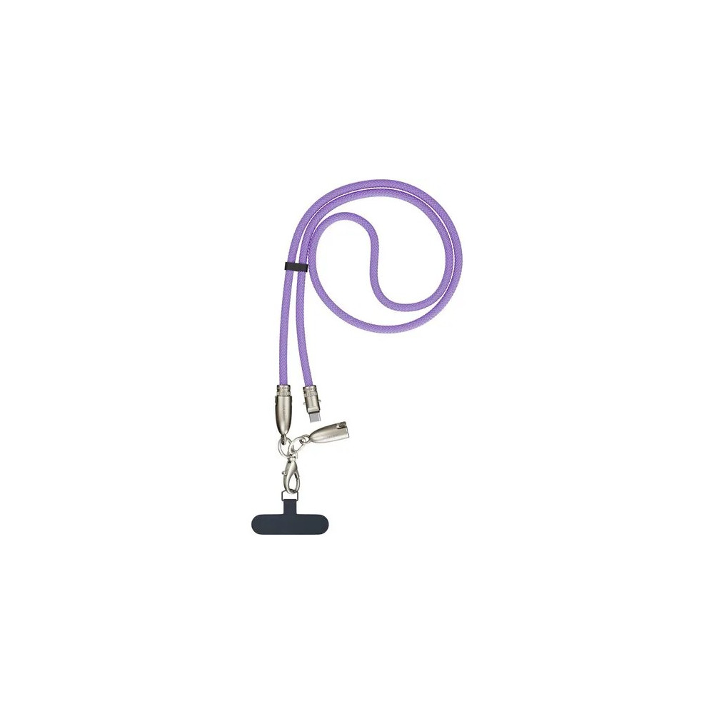 Alogic ATCCLY-LV Tether USB-C to C Lanyard 60W 1.2M Lvndr - Image 1