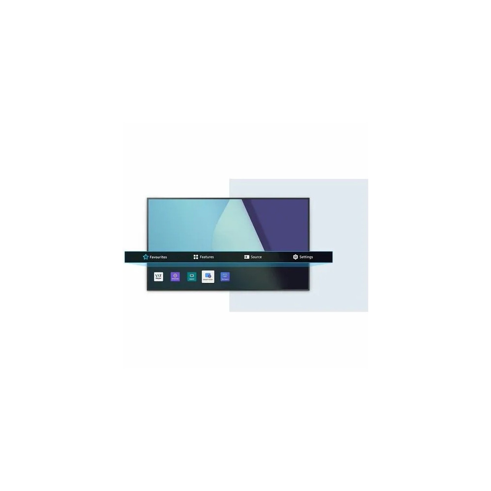 Samsung LH55QBCNBGCXXY (QBC-N) PRO DISPLAY, 55" UHD, 350NITS, HDMI(3), LAN, SPK, PORT/LAND, 16H/7D, 3YR