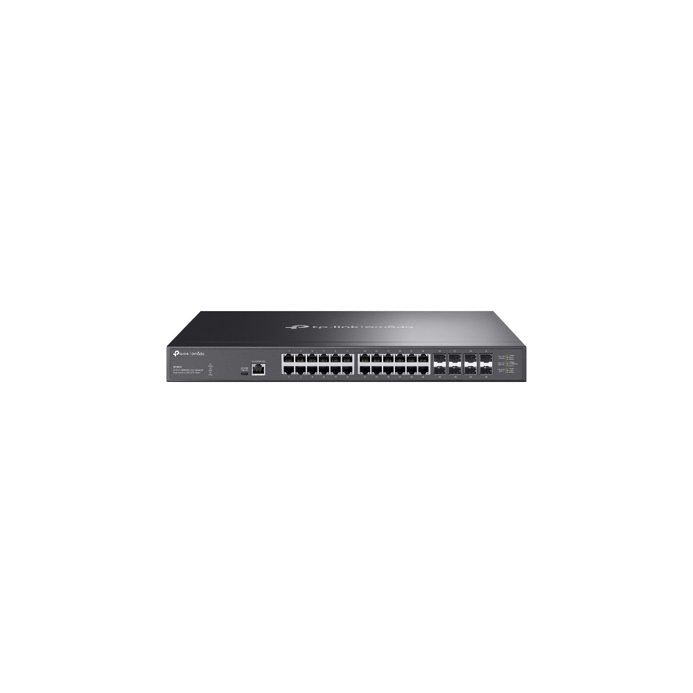 TP-LINK SX3832 Omada 24-Port 10GBASE-T L2+ Managed Switch with 8 10GE SFP+ Slots ；24× 1/2.5/5/10 Gbps RJ45 ports；8× 1/10 Gbps SFP+ slots; 640 - Image 1