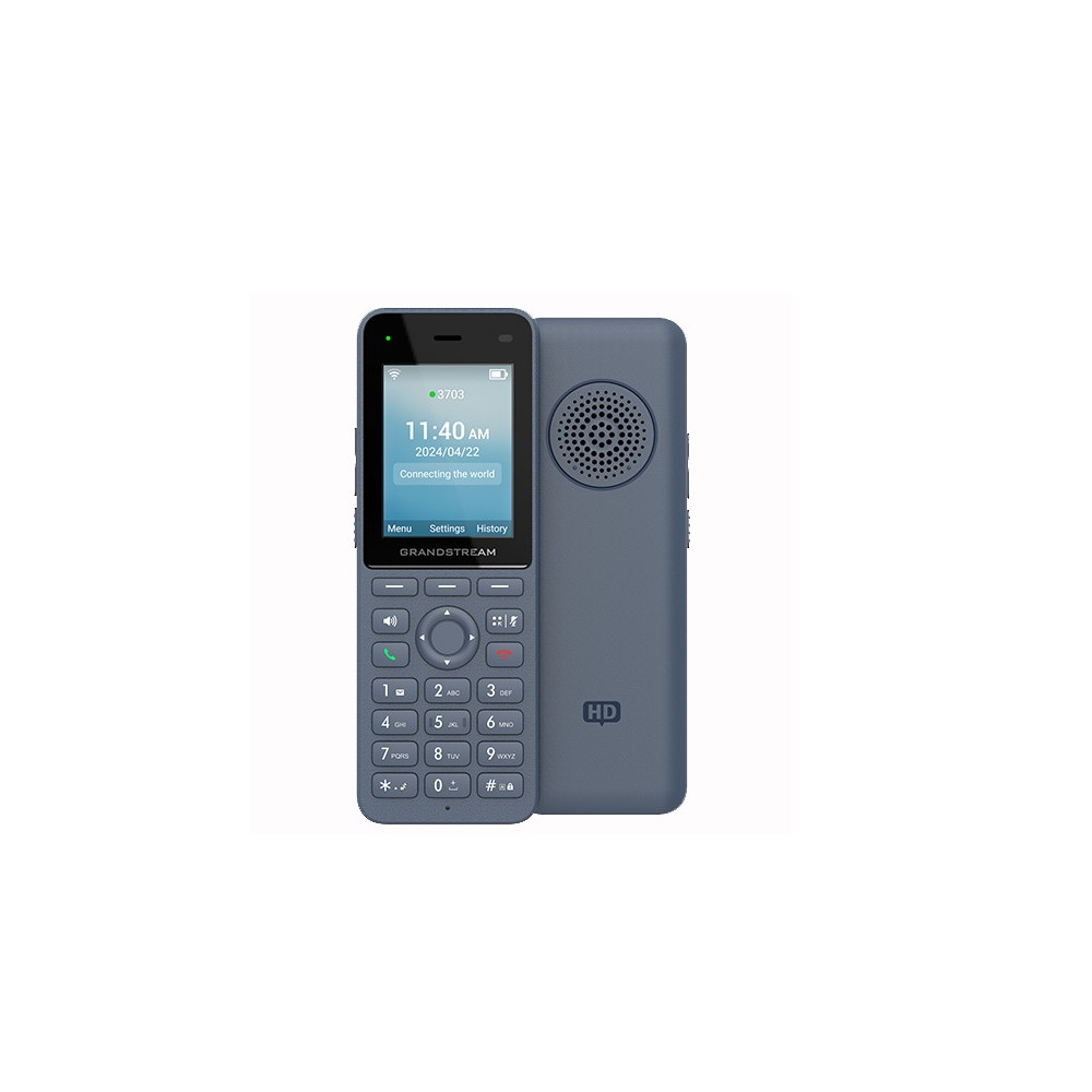 Grandstream WP826 Cordless Wi-Fi IP Phone with Integrated Dual-Band Wi-Fi, 12-Hour Talk Time, 3 SIP Accounts, 3 Lines, HD Voice, Bluetooth - Image 1