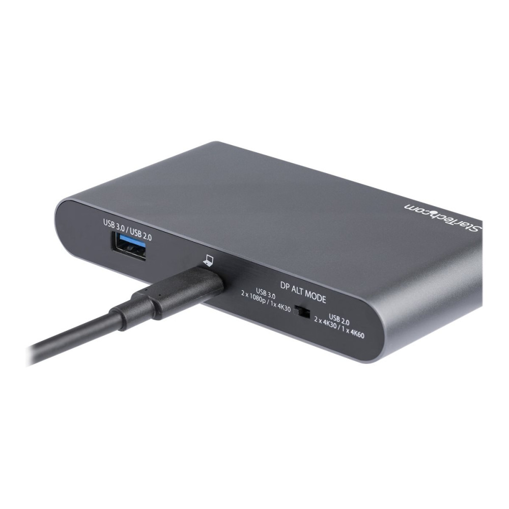 StarTech DK30C2DAGPD MINI USB-C 4K DOCK, DUAL DISPLAY, DP(2), USB(2), RJ45, 85W, 3YR - Image 6