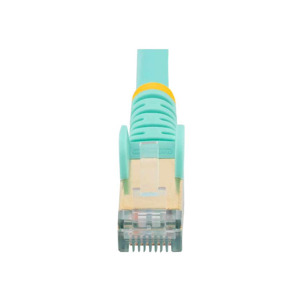StarTech 6ASPAT5MAQ 5M CAT6A ETHERNET CABLE - 10 GIGABIT SHIELDED SNAGLESS RJ45 100W POE PATCH CO - Image 2