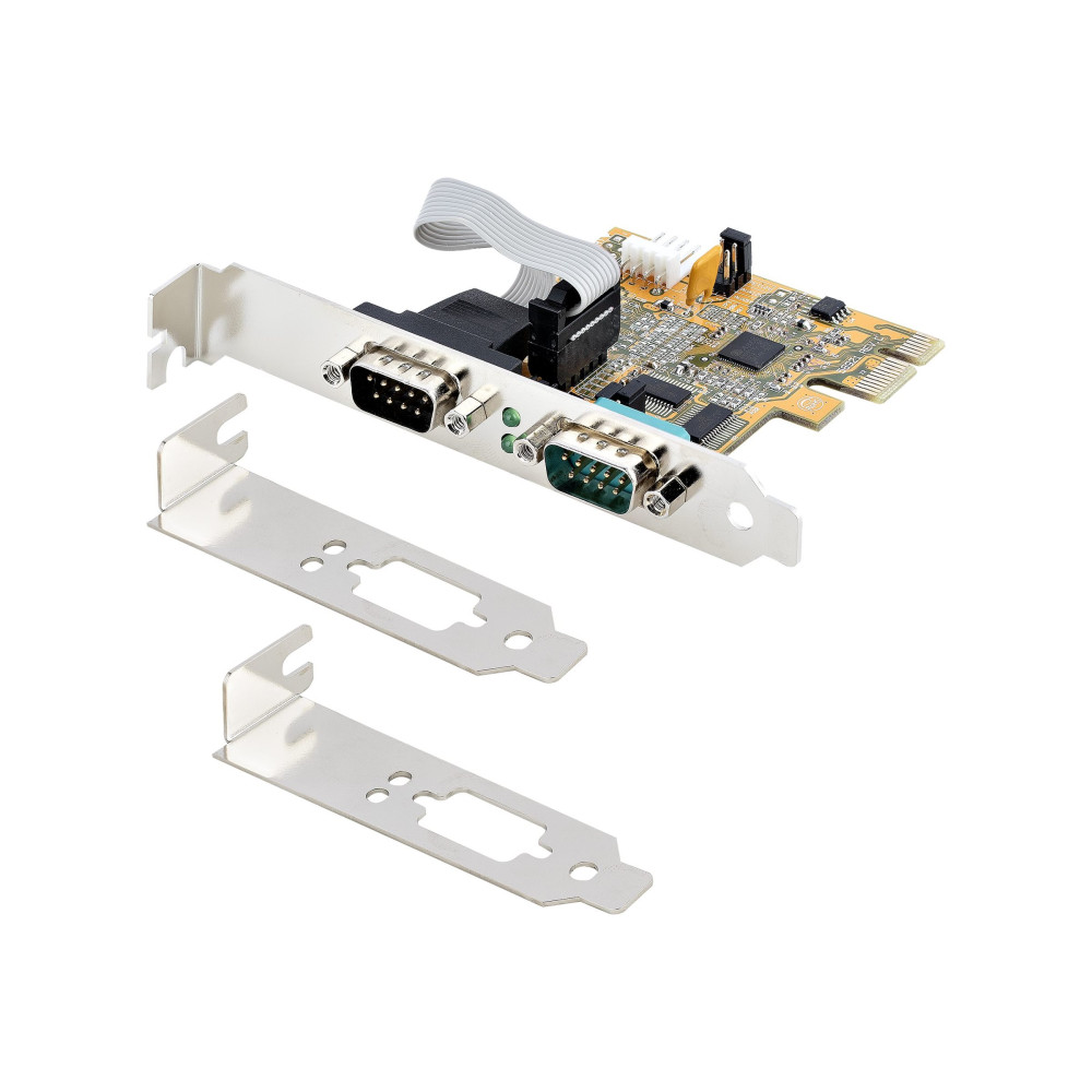 StarTech 21050-PC-SERIAL-CARD 2-PORT PCI EXPRESS SERIAL CARD, DUAL PORT PCIE TO RS232 (DB9) SERIAL CARD, 16 - Image 2