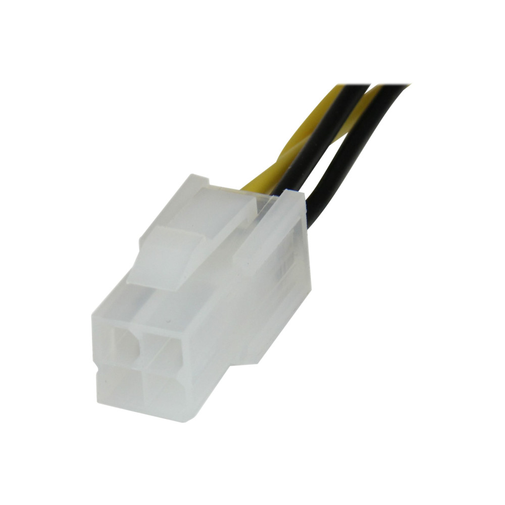 StarTech ATXP4EXT 8" (20.3CM) 4 PIN P4 CPU POWER EXTENSION - POWER EXTENSION CABLE LTW - Image 1