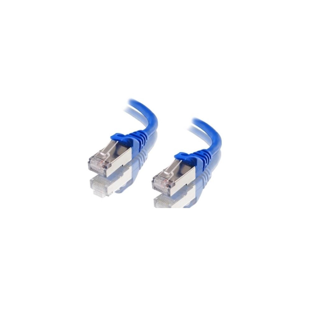 Astrotek AT-RJ45BLUF6A-1.5M CAT6A Shielded Ethernet Cable 1.5m Blue Color 10GbE RJ45 Network LAN Patch Lead S/FTP LSZH Cord 26AWG - Image 1