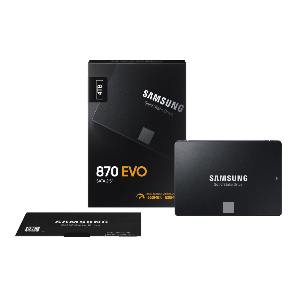 Samsung MZ-77E4T0BW (870 EVO) 4TB, 2.5" INTERNAL SATA SSD, 560R/530W MB/s, 5YR WTY - Image 3