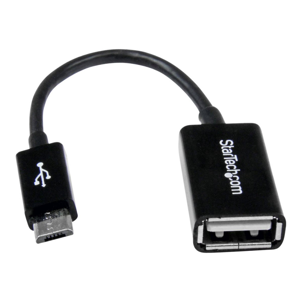 StarTech UUSBOTG 5" MICRO USB 2.0 B TO USB 2.0 A OTG CABLE, M/F, LTW - Image 1