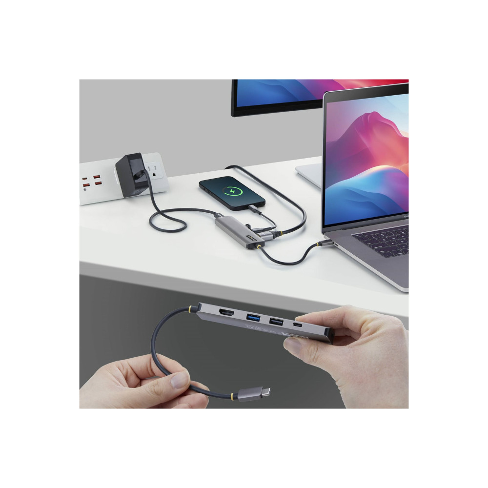 StarTech 164B-USBC-MULTIPORT 4-PORT USB-A HUB, 5GBPS, 24W POWER ADAPTER INCLUDED, 2 YR - Image 5