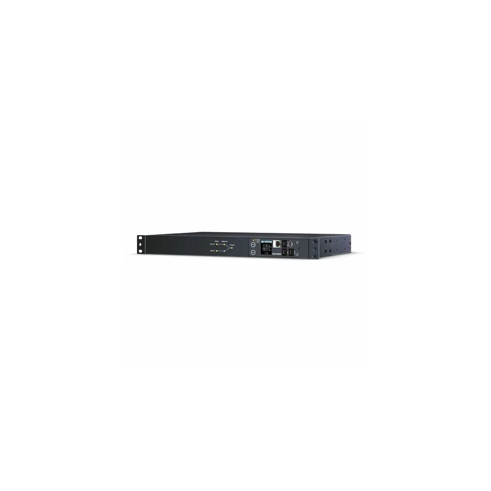 CyberPower PDU44005 Systems Switched Automatic Transfer Switch 16Amp input/output - SNMP Network Connection - 8x IEC C13 2 x IEC C19 out - IEC 320 C202 in - 3 Yrs Adv. Replacement WTY