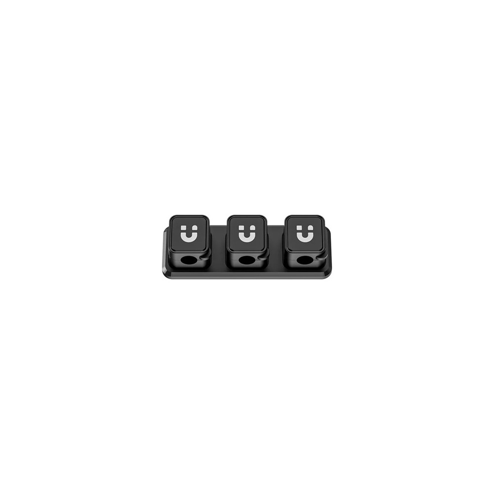 UNITEK T1117ABK01 SnapHold Magnetic Cable Clips with Base - Image 1