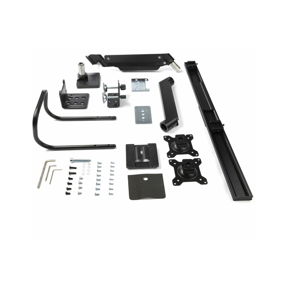 StarTech ARMSLMBARDUO DUAL MONITOR ARM UP TO 32"/8KG PER DISPLAY, H/ADJ, DESK MOUNT, 5YR - Image 1
