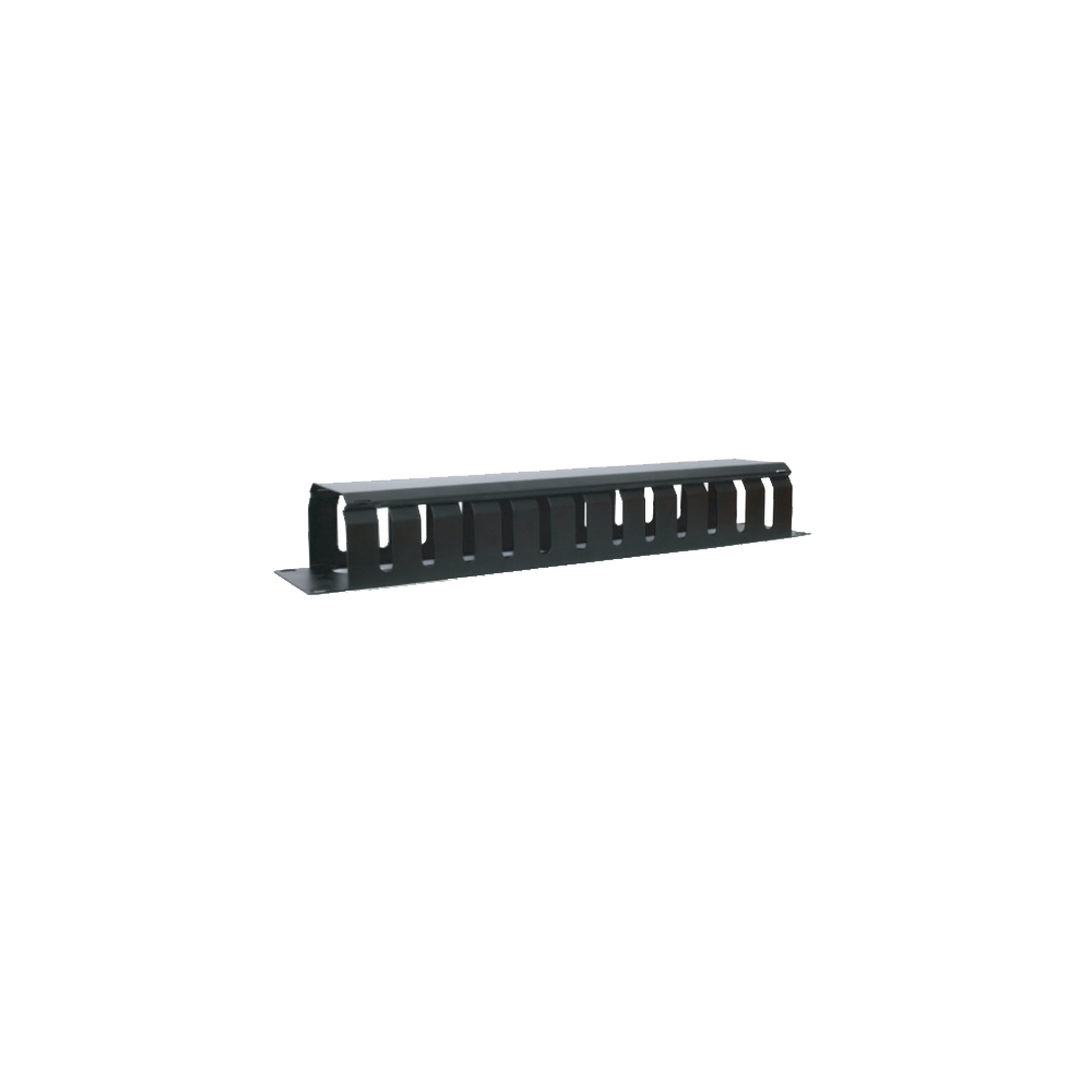LDR WB-CA-05 1U 19' Cable Management Rail 24 Slot Shallow (Plastic) - 1U - Image 1