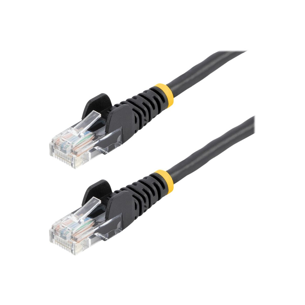 StarTech 45PAT7MBK CAT5E ETHERNET PATCH CABLE WITH SNAGLESS RJ45 CONNECTORS - 7 M, BLACK - Image 2