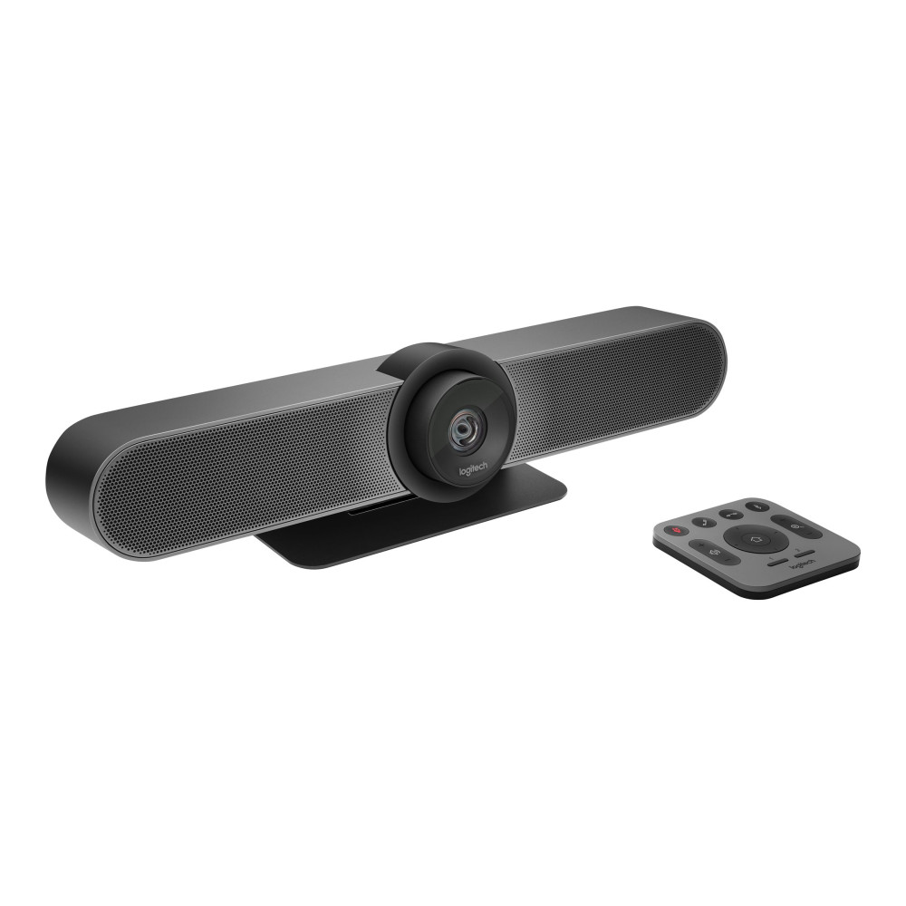 Logitech 960-001101 MeetUp 4K Conferencecam with 120-degree FOV & 4K Optics HD Video & Audio Conferencing Camera System for Small Meeting Rooms