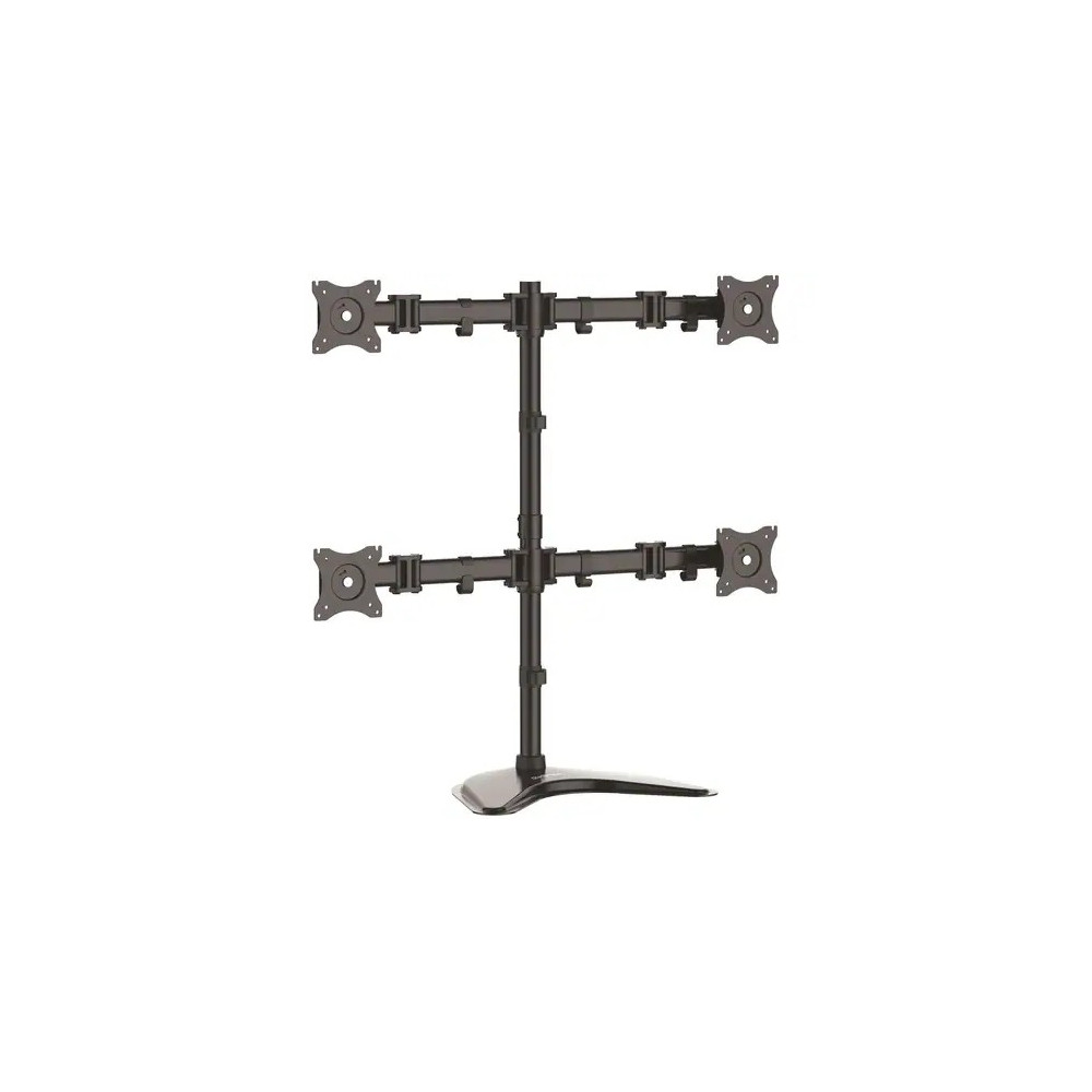 StarTech ARMBARQUAD Quad Monitor Stand, Crossbar, Steel, Monitors up to 27" (17.6lb/8kg), VESA Monitor, Computer Monitor Stand, Monitor Arm - Up to 68.6 cm (27") Screen Support - 32 kg Load Capacity - 81.8 cm Height x 31.5 cm Width x 88.4 cm Dep - Image 2
