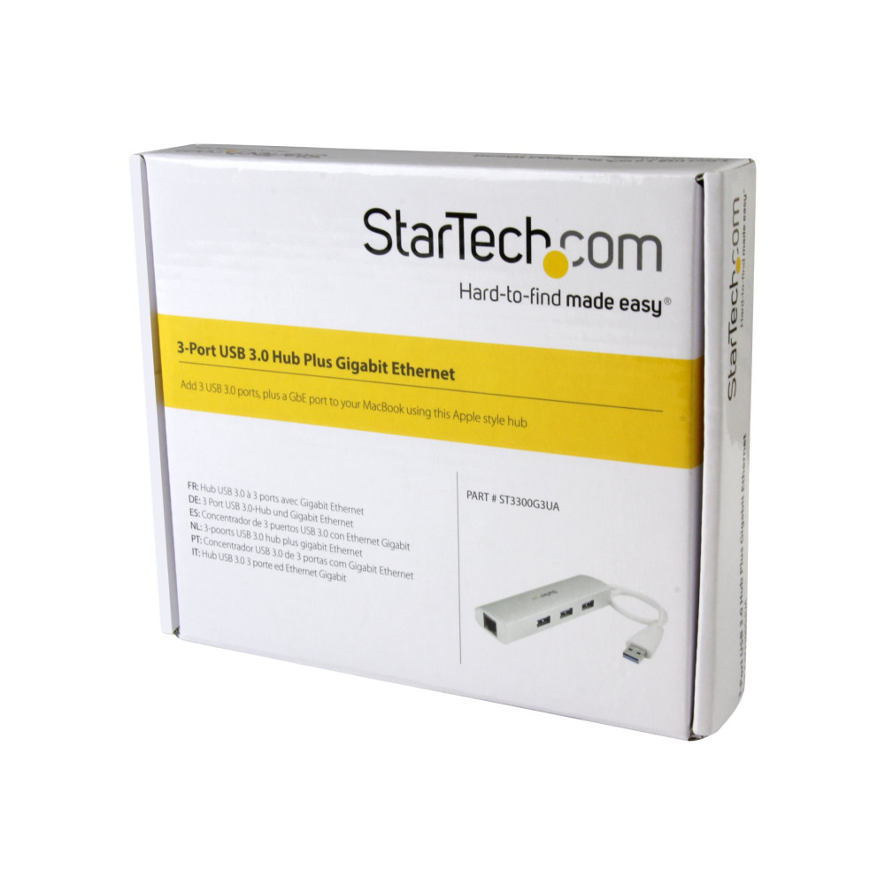 StarTech ST3300G3UA 3 PORT USB 3.0 HUB, PORTABLE, 2YR - Image 6