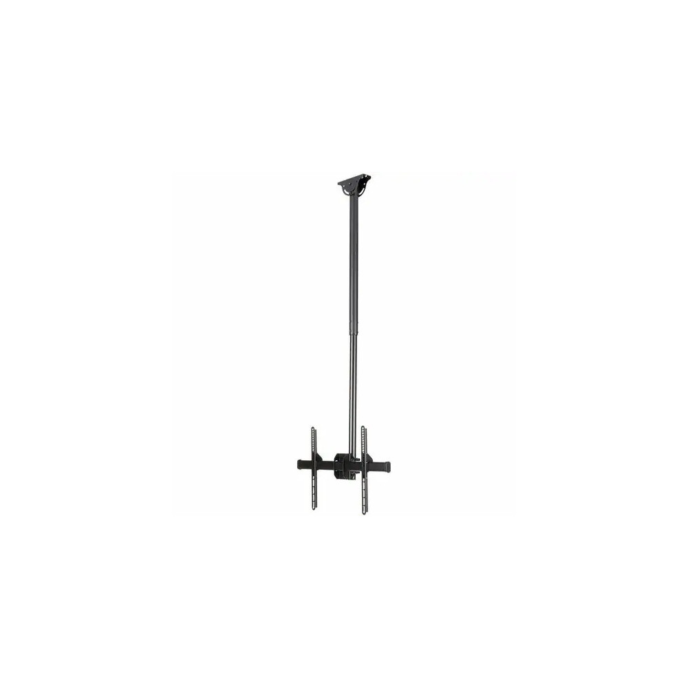 StarTech FLATPNLCEIL TV Ceiling Mount, Full-Motion Hanging Single Screen Vesa Mount for 32"-75" TVs / Displays - Height Adjustable Telescopic Pole - Full motion single TV ceiling mount for VESA displays up to 75" - Adjust. telescopic pole, 3.5'  - Image 1