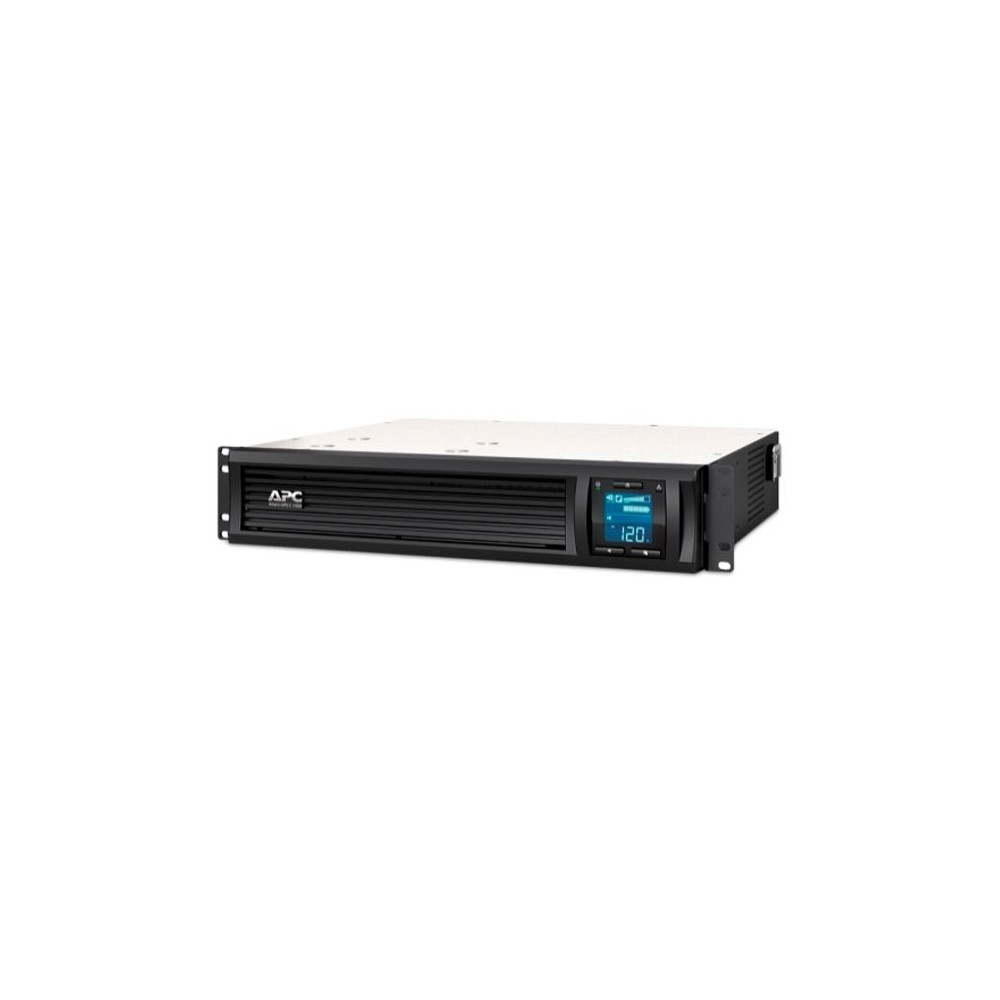 APC SMC1000I-2UC Smart-UPS C 1000VA/600W Line Interactive UPS, 2U Rackmount, 230V/10A Input, 4x IEC C13 Outlets, Lead Acid Battery, SmartConnect Port, Graphic LCD - Image 1