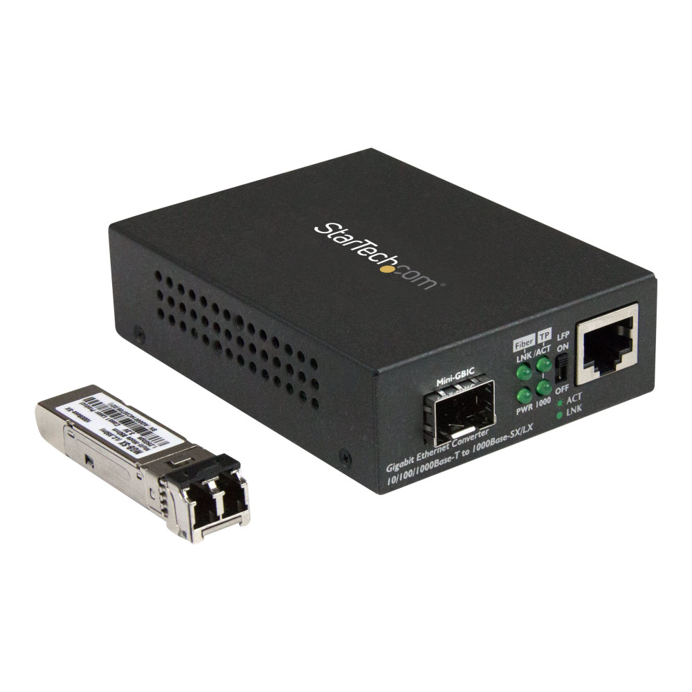 StarTech MCM1110MMLC GbE FIBER MEDIA CONVERTER - 850NM MM LC - 550M 2YR - Image 2