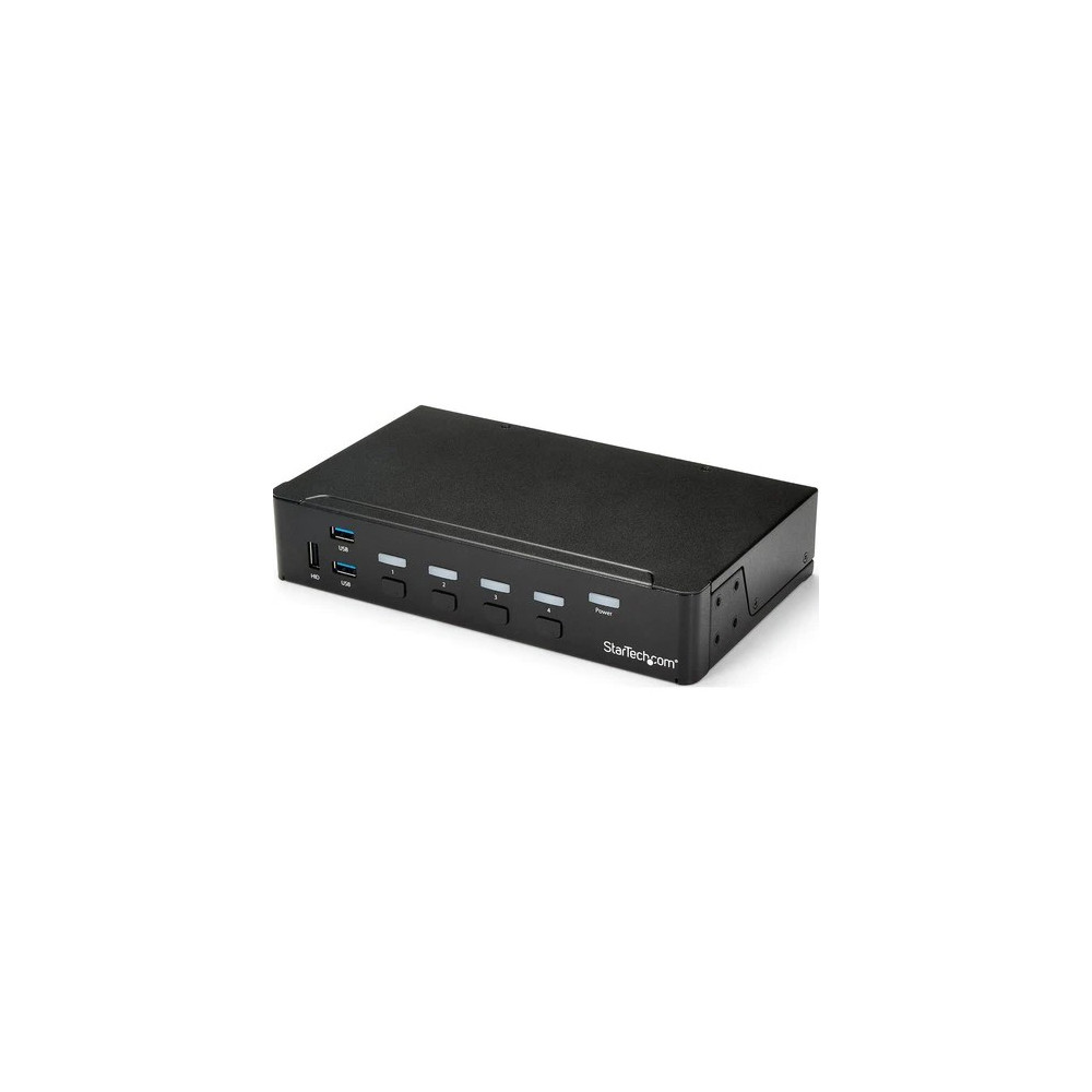 StarTech SV431HDU3A2 4 Port HDMI KVM - HDMI KVM Switch - 1080p - USB 3.0 & Audio Support - KVM Video Switch - Image 1