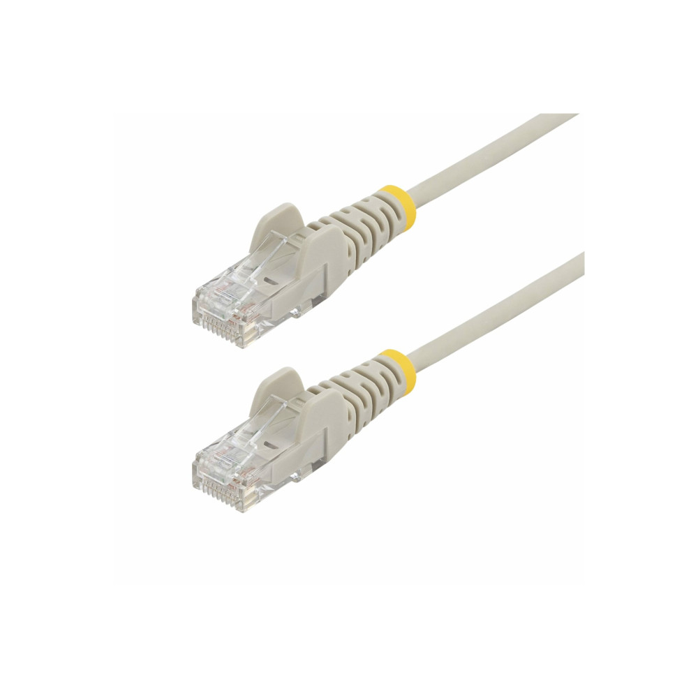 StarTech N6PAT10MGRS 10m Gray Slim CAT6 Ethernet Cable, Snagless, 28AWG, LSZH, LTW - Image 4