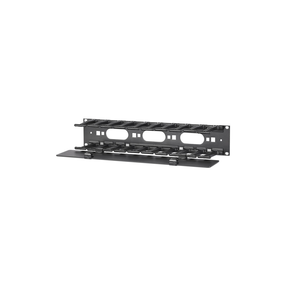 APC AR8600A HORIZONTAL CABLE MANAGER, 2U X 4" DEEP, SINGLE-SIDED W COVER - Image 1